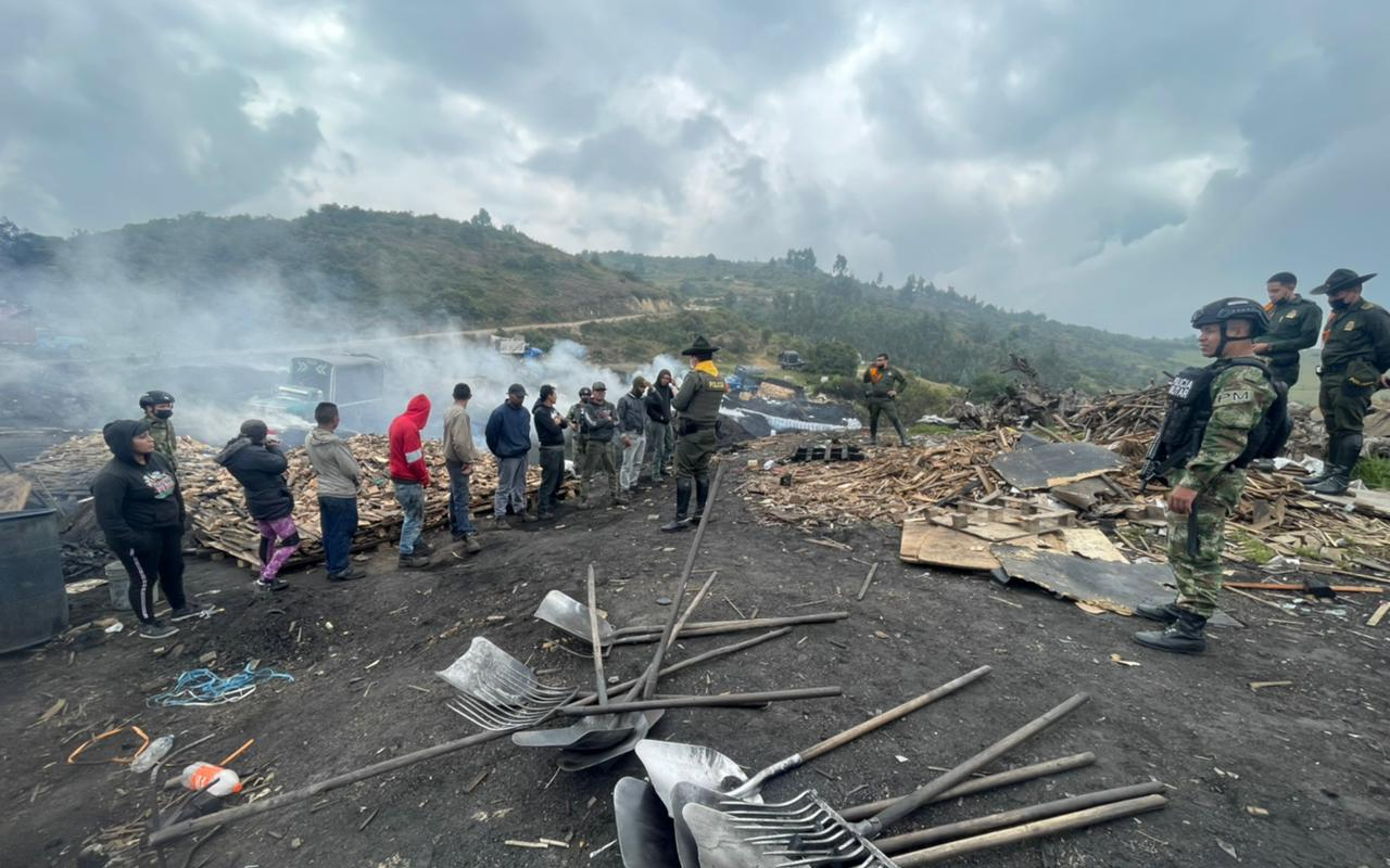 Contundentes operaciones contra la minería ilegal y el narcotráfico en Cundinamarca y Boyacá 