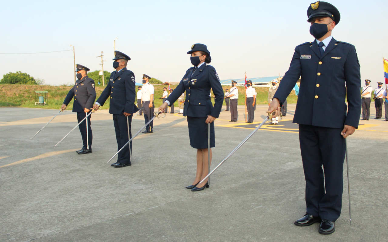 Ceremonia de ascenso de Suboficiales en el Grupo Aéreo del Casanare