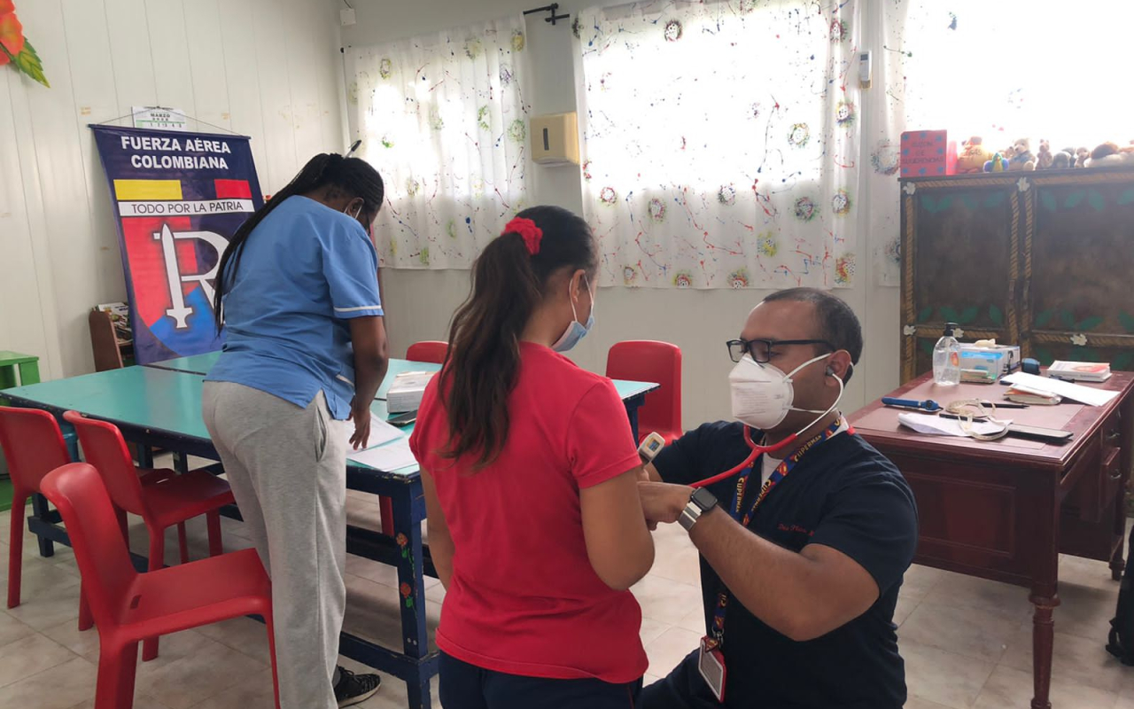 Jornada de salud a niños con discapacidades diversas en San Andrés