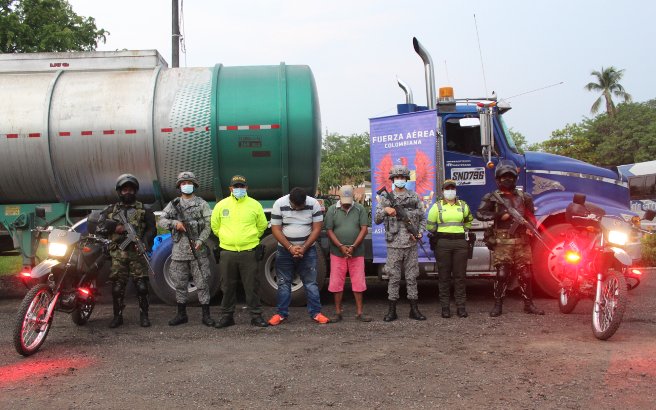 Contundente operación en contra del tráfico de hidrocarburos en Casanare