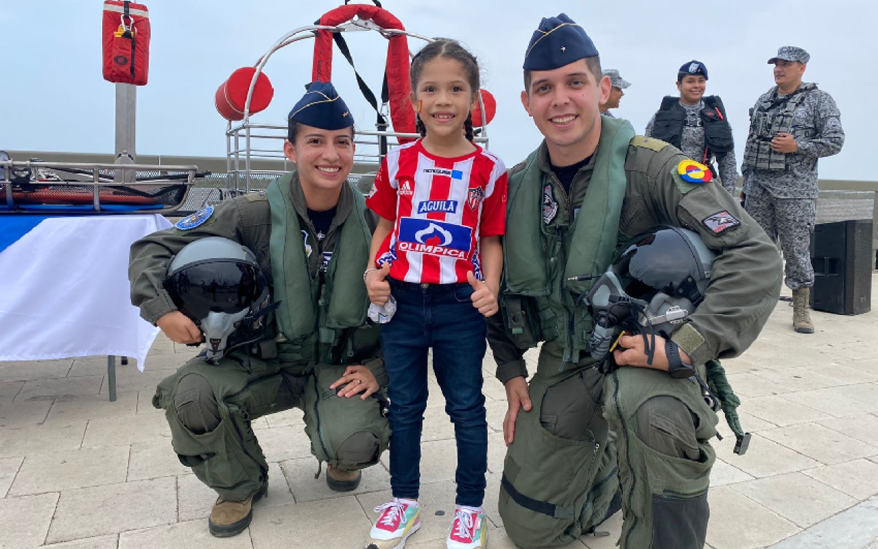 La Fuerza Aérea celebro los 209 años de Barranquilla
