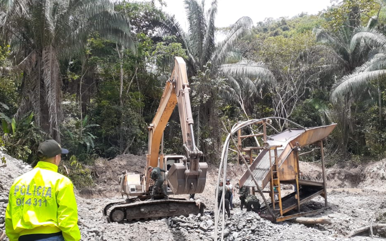 Operación en contra de la minería ilegal desestabiliza economía de grupos de delincuenciales