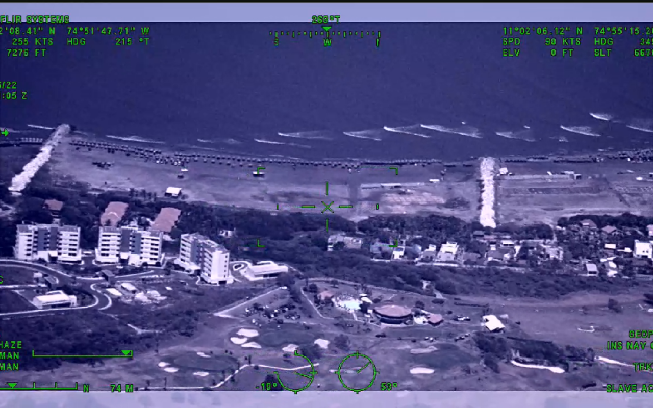 Las playas del Caribe son monitoreadas desde el aire
