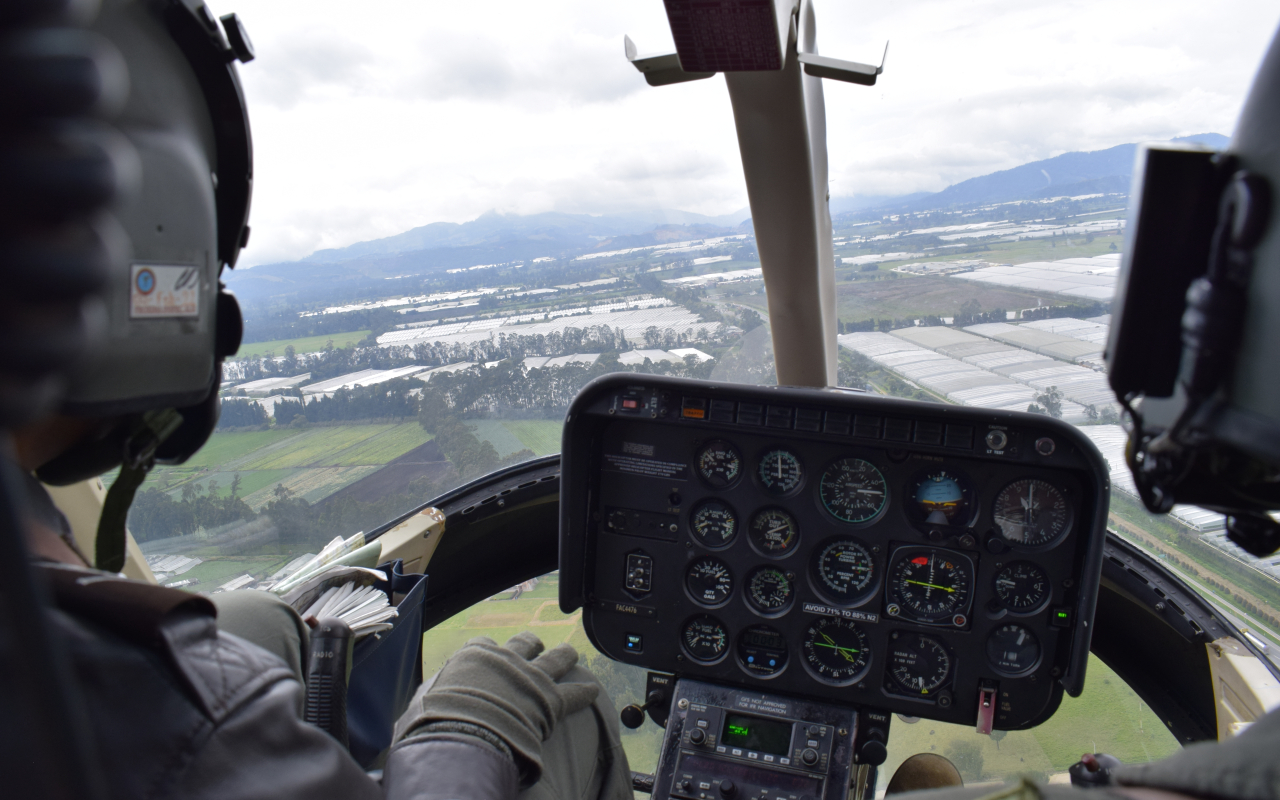 Municipios de la Sabana de Occidente son custodiados por su Fuerza Aérea Colombiana