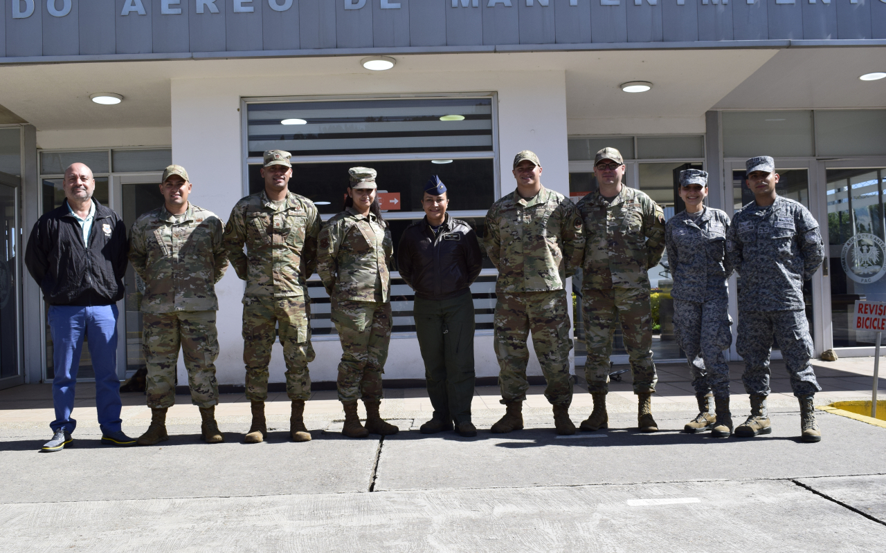 Academia Interamericana de las Fuerzas Aéreas - IAAFA visita el CAMAN
