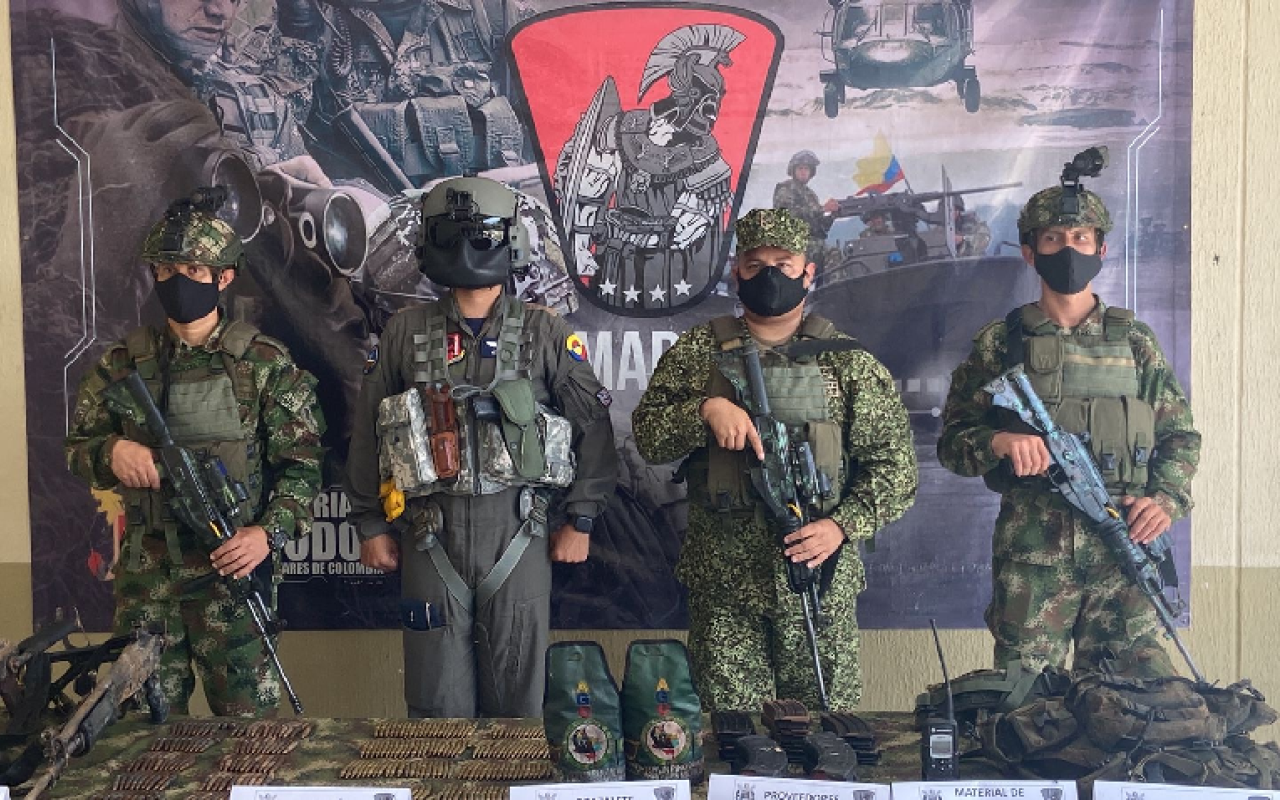 Se logró la captura de dos integrantes del Clan del Golfo, en el Sur de Bolívar