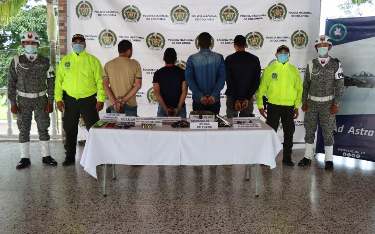 En operaciones de la Fuerza Pública, responsables de atentado en Granada, Meta, fueron capturados