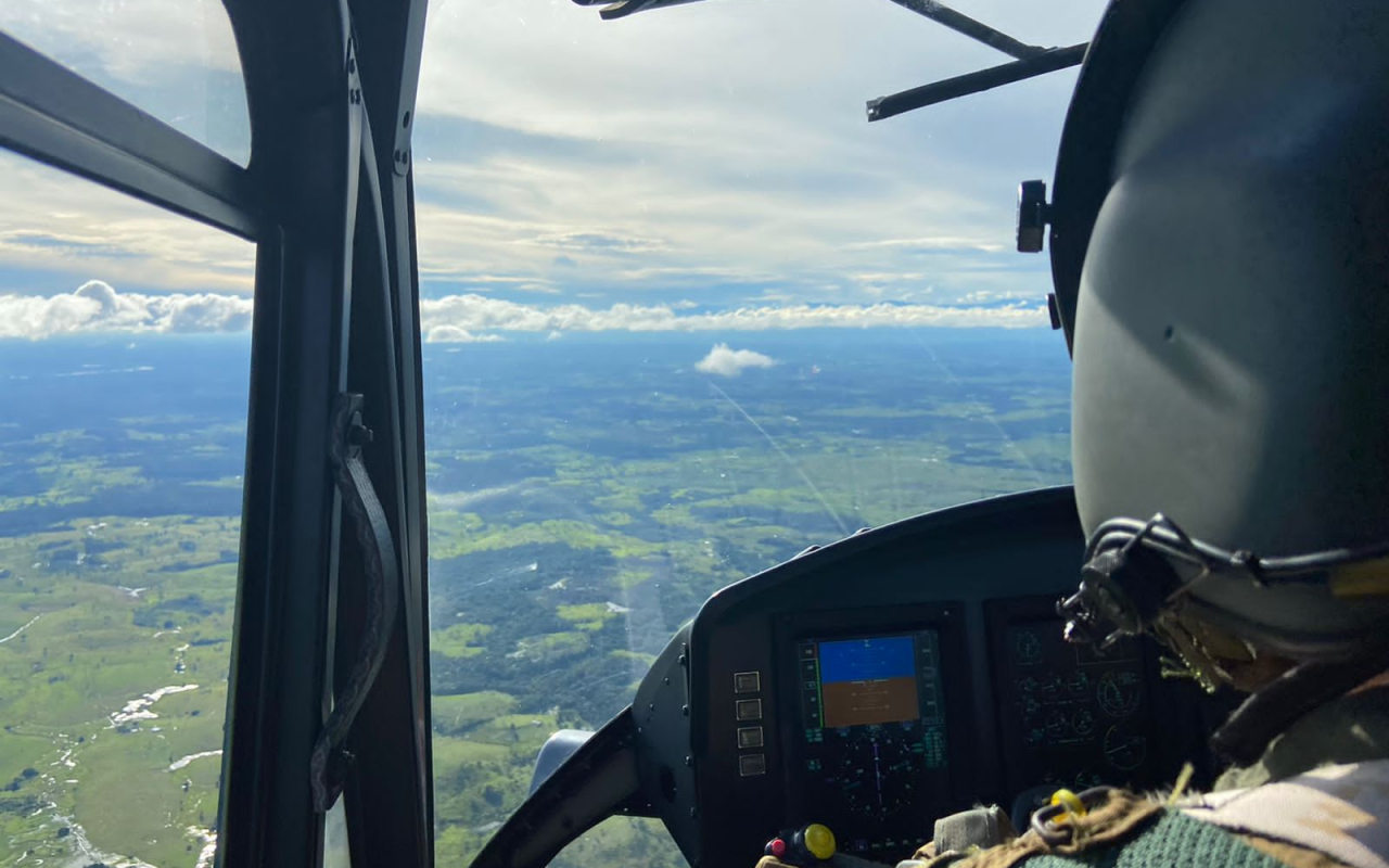 Alistamiento de aeronaves en torno a ‘Plan Democracia’ en el  suroriente del país