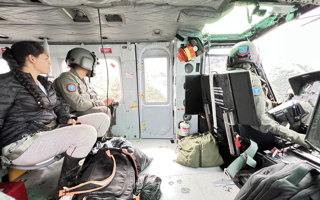 Recolección de material electoral fue realizado por vía aérea en el sur del Tolima