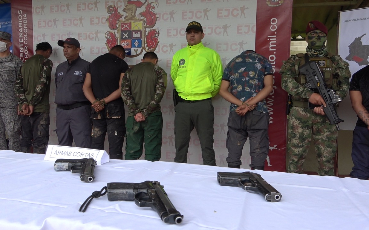 Presuntos miembros de la ‘Segunda Marquetalia’ fueron  capturados en Caquetá