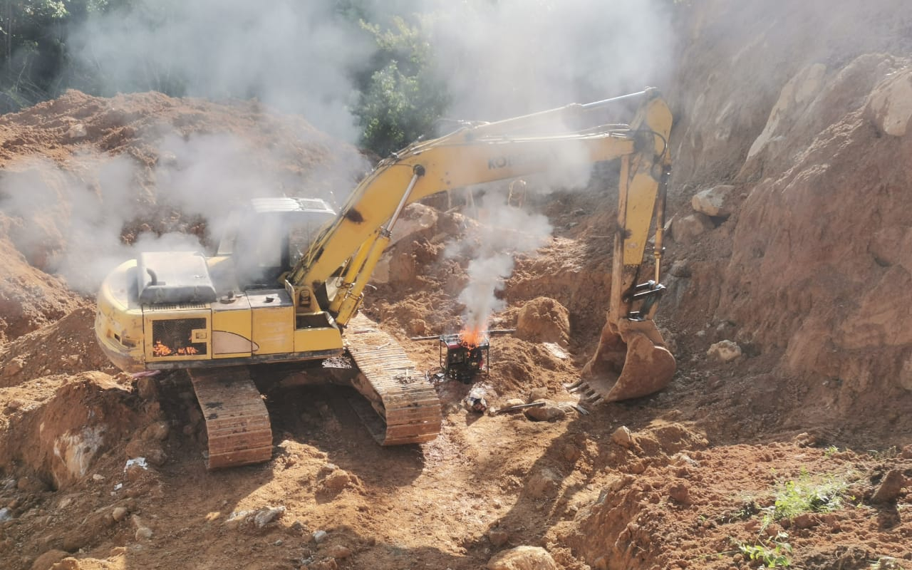 Operaciones de la Fuerza Pública contra minería ilegal