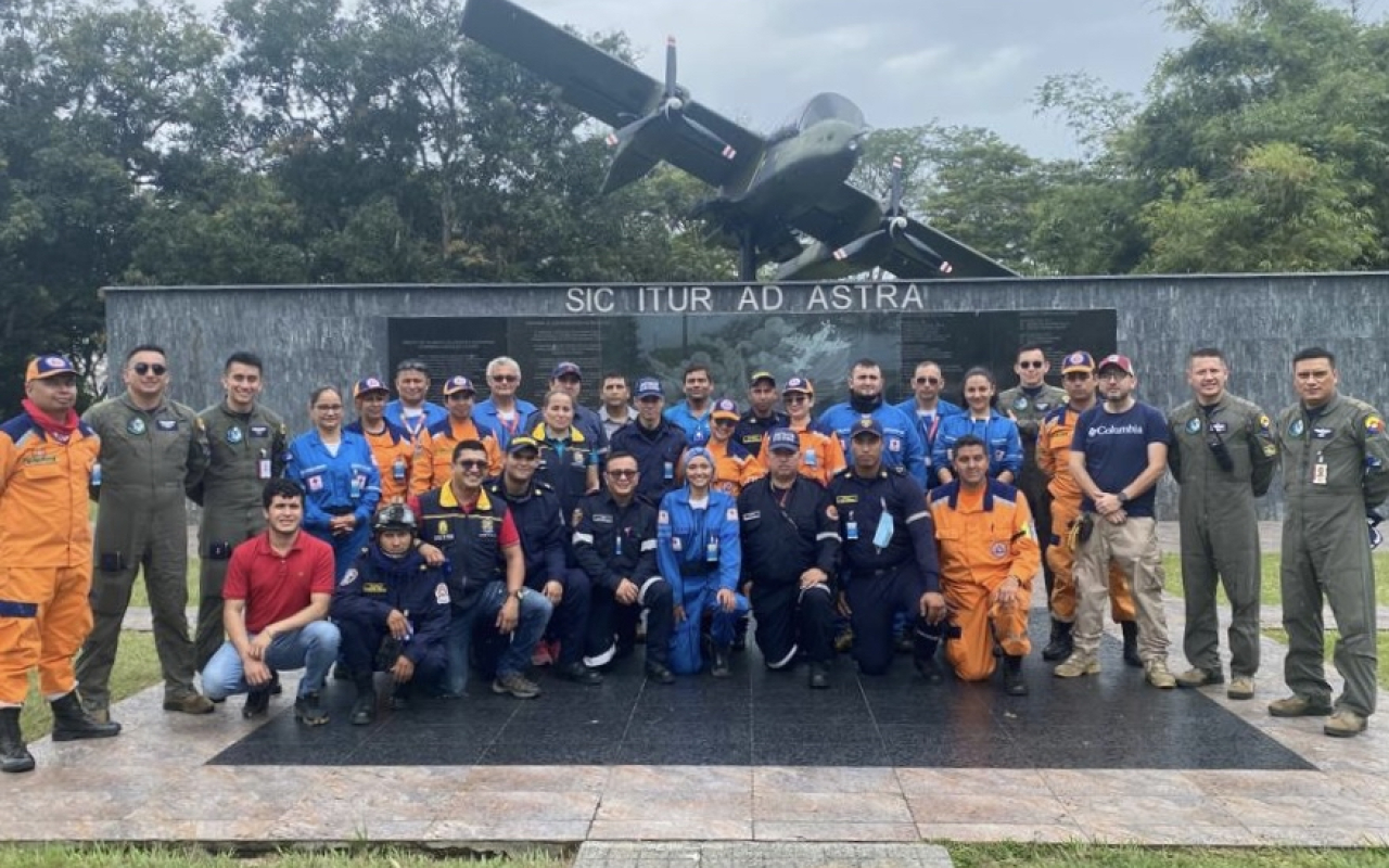 Organismos de Socorro del Meta fueron capacitados por su Fuerza Aérea ante situaciones de emergencia