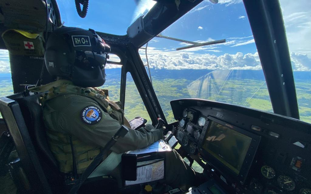 Un mensaje a favor del medio ambiente envía su Fuerza Aérea Colombiana