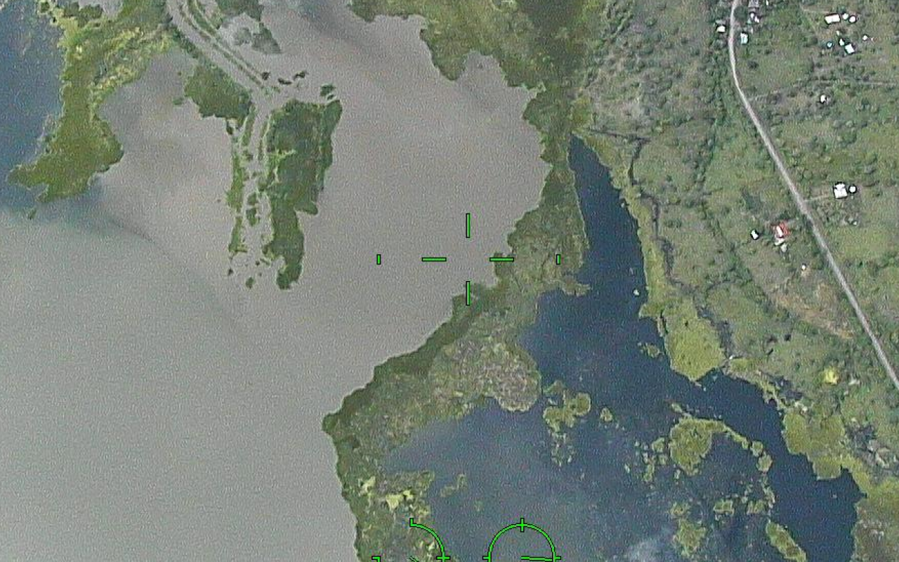 Desde el aire continúan las labores de monitoreo frente a las  inundaciones en  el Atlántico