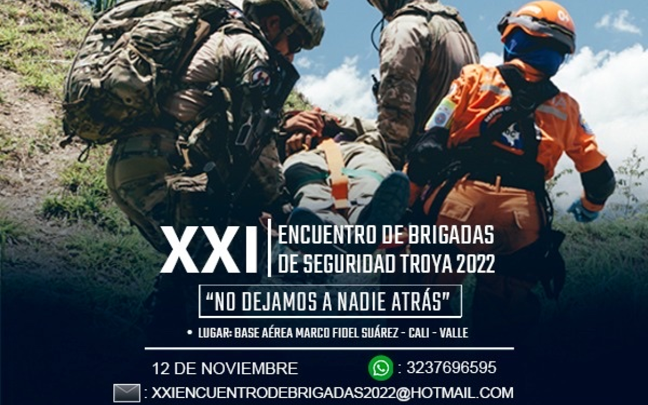 XXI Encuentro de Brigadas de Seguridad en Cali, amplía su convocatoria para realizarse el próximo 12 de noviembre 