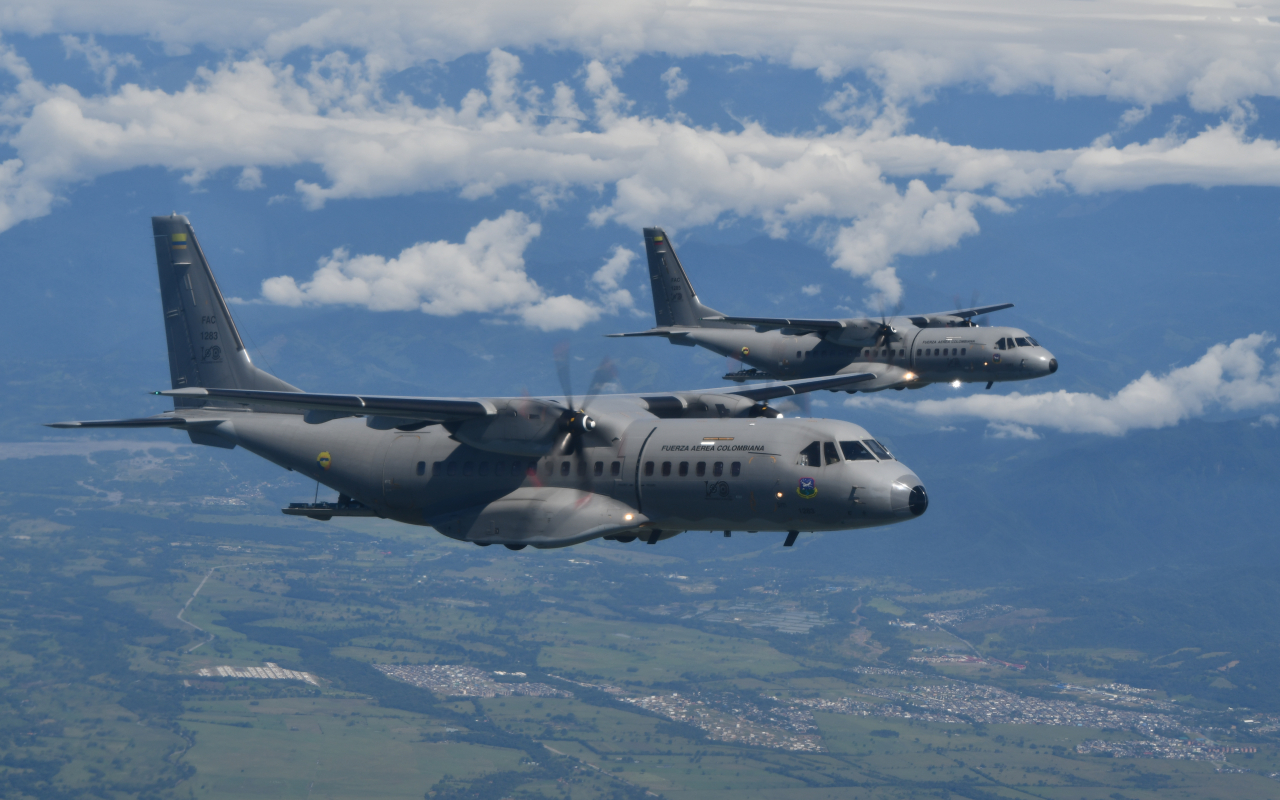 Comando Aéreo de Transporte Militar  conmemora 59 años al servicio de Colombia
