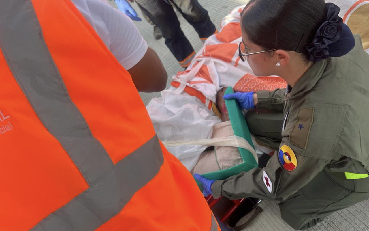 Nuevo traslado aeromédico en el Archipiélago de San Andrés, Providencia y Santa Catalina