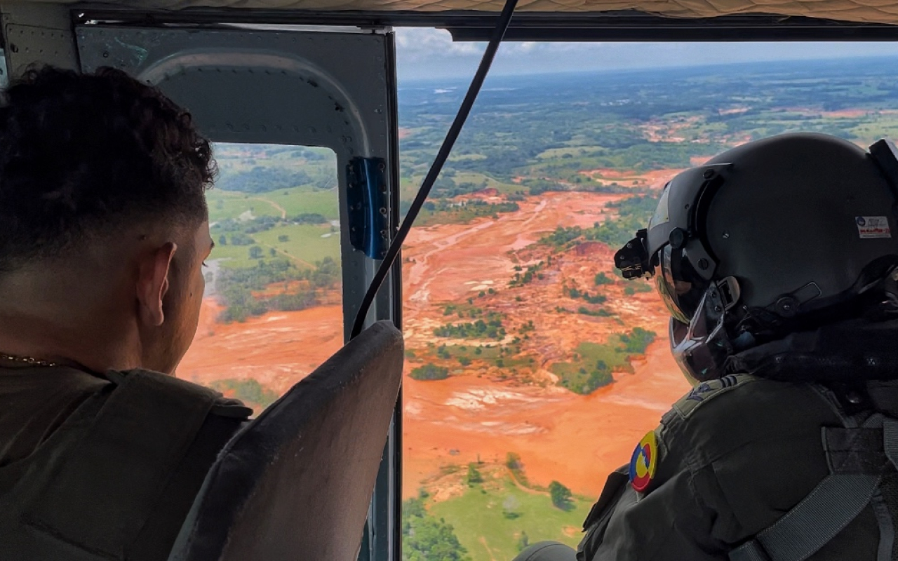 Fuerza Aérea realiza vuelo de reconocimiento y vigilancia en Córdoba.