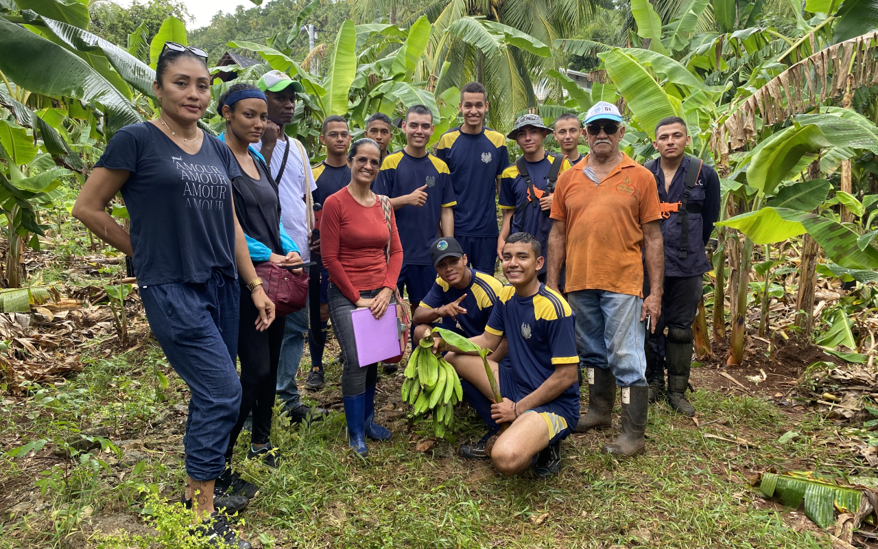 Embellecimiento y limpieza en parcelas en la Isla de San Andrés