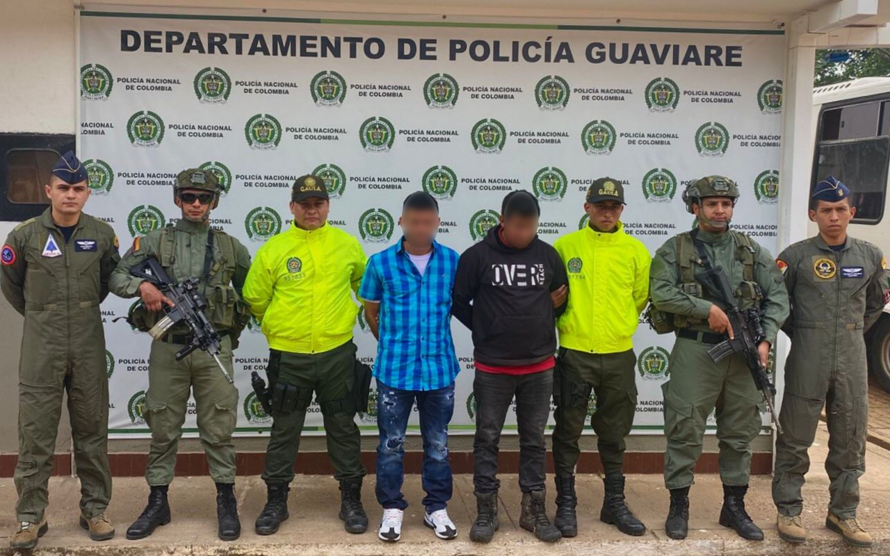 Segundo cabecilla de “Los Puntilleros” fue capturado en el Meta, tras contundente operación de su Fuerza Aérea y la Policía Nacional