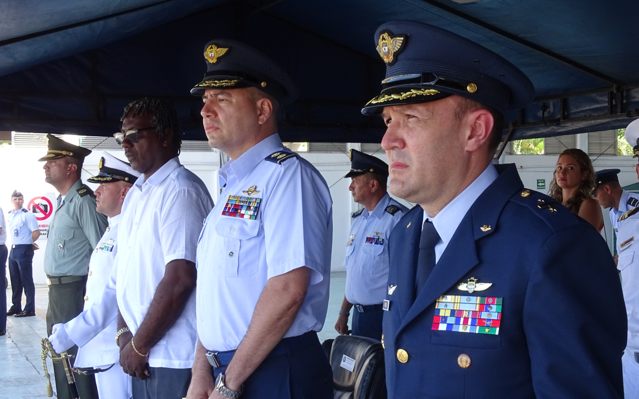 Teniente Coronel Andrés Felipe Vargas Rodríguez, nuevo comandante del Grupo Aéreo del Caribe