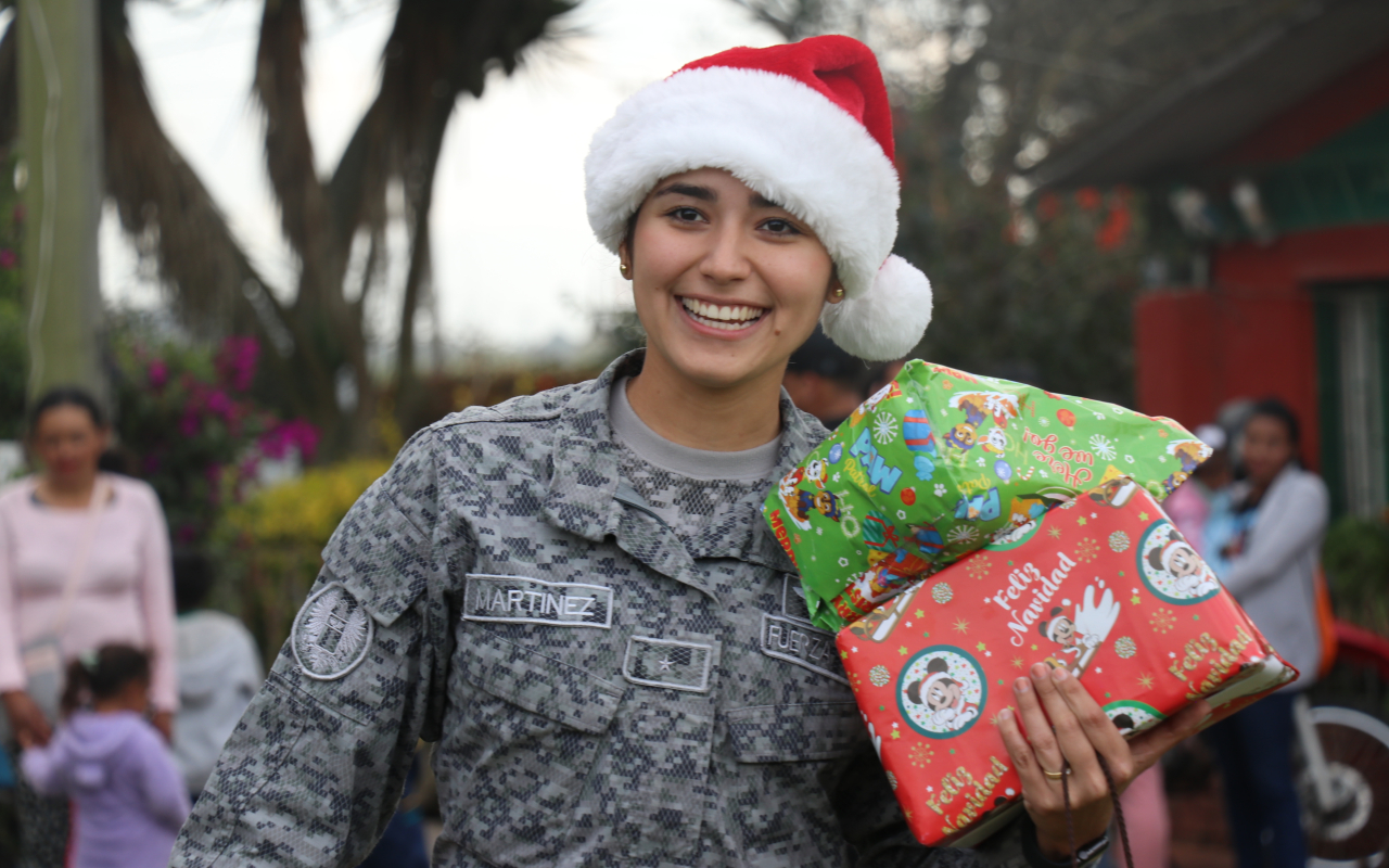 La navidad llegó a los niños y niñas de la vereda el hato de Funza, Cundinamarca