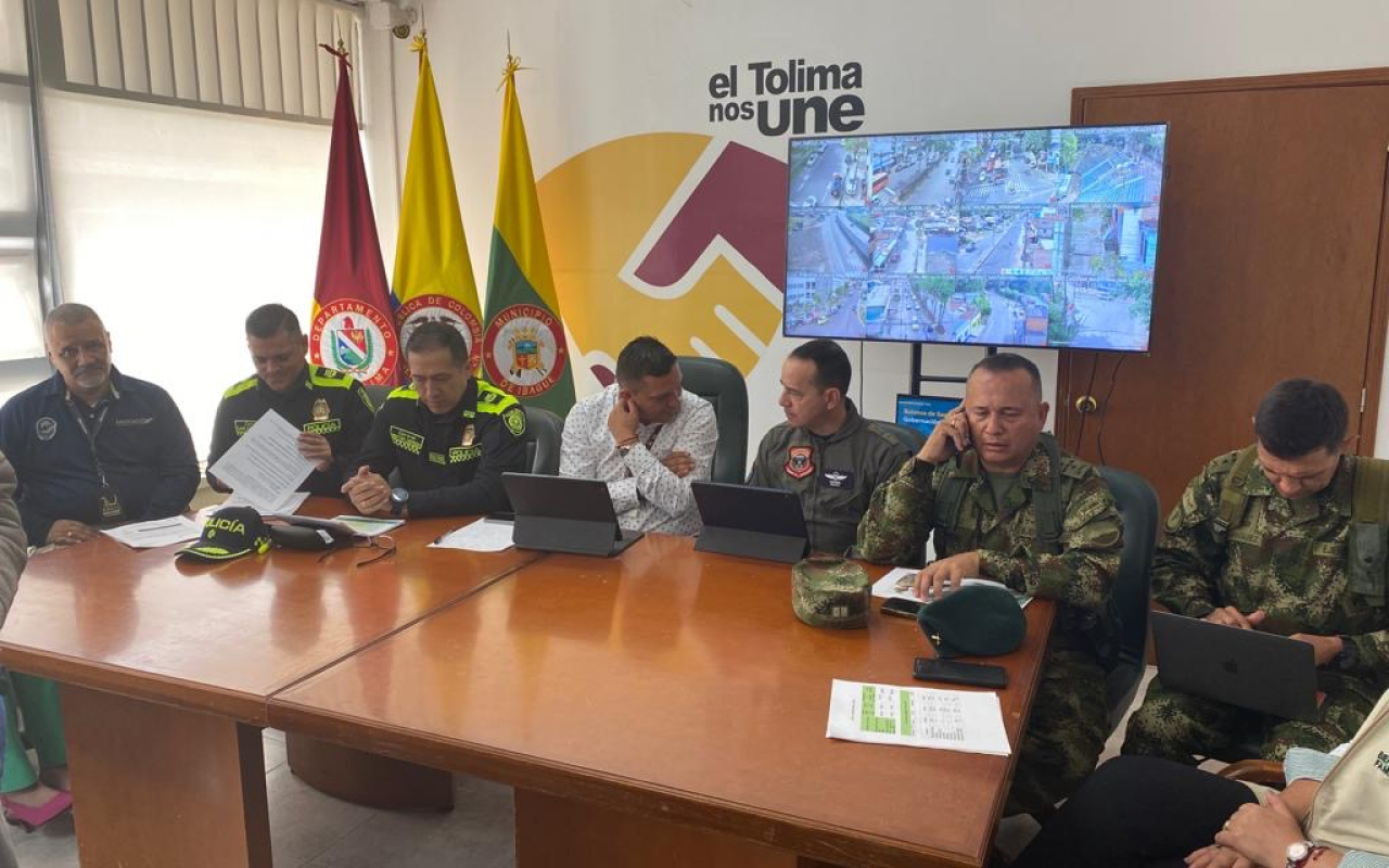 Balance anual de seguridad en el Tolima