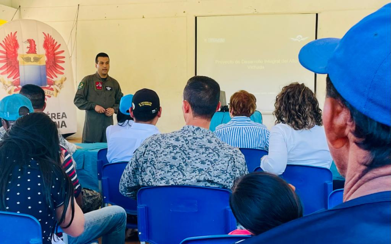 Con éxito familias vichadenses recibieron a Senadores de la República en Güerima