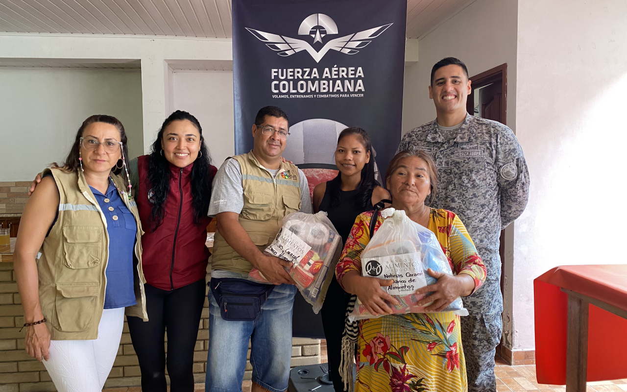 Comunidades indígenas del Amazonas son beneficiadas con entrega de alimentos y juguetes