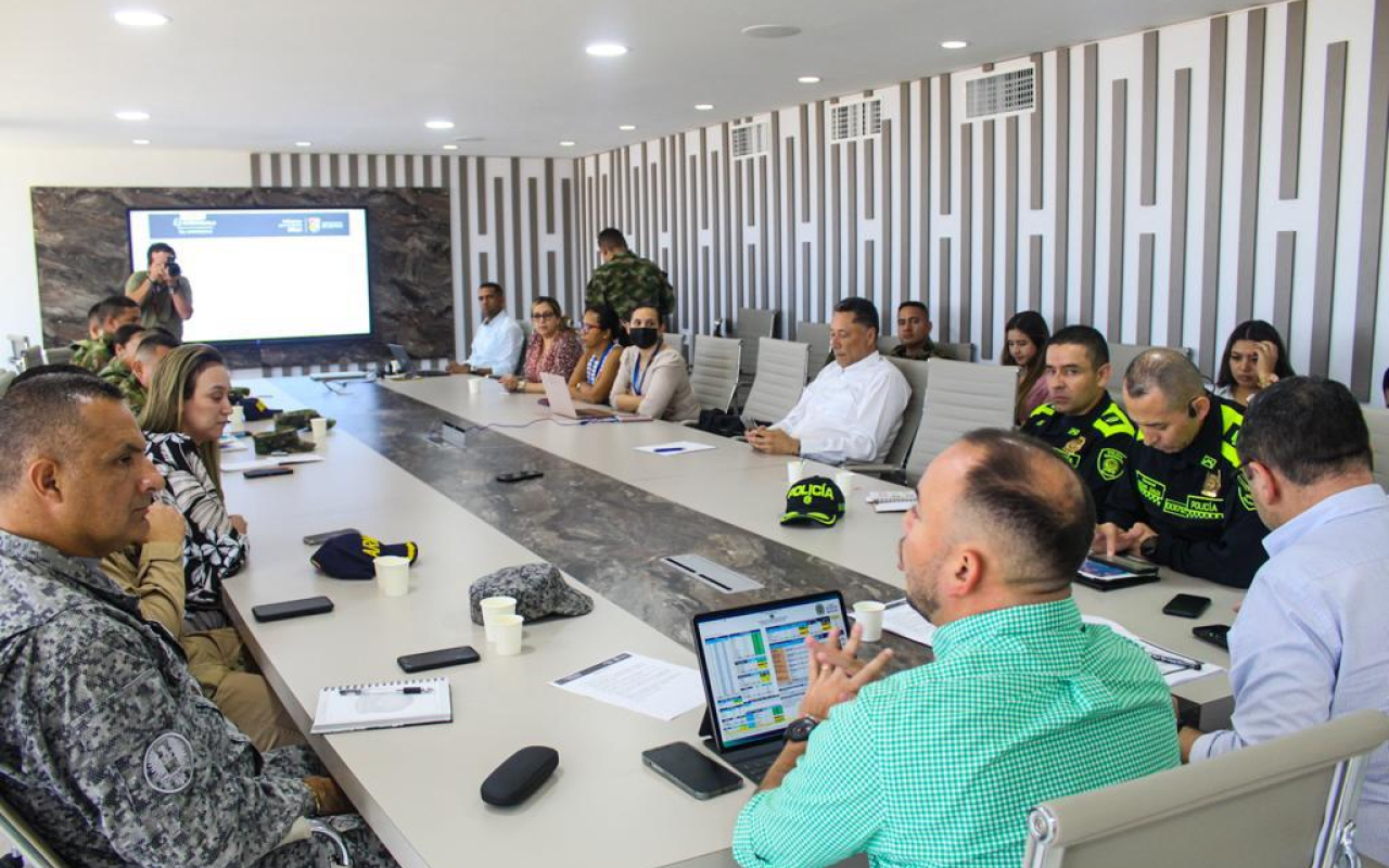 En consejo de seguridad Fuerzas Militares y Policía Nacional dieron inicio a los preparativos del Carnaval de Barranquilla
