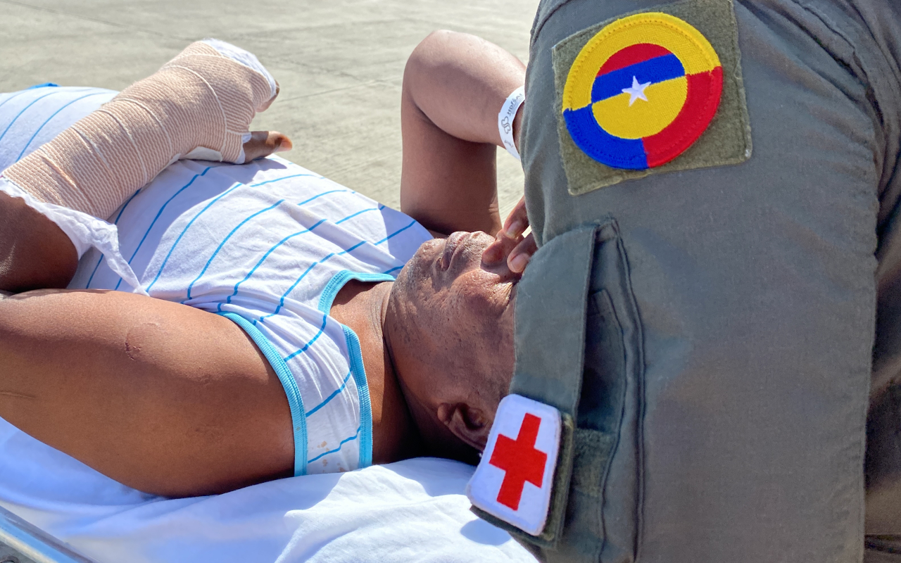 Dos nuevos traslados aeromédicos en la Isla de San Andrés realizados por su Fuerza Aérea Colombiana 