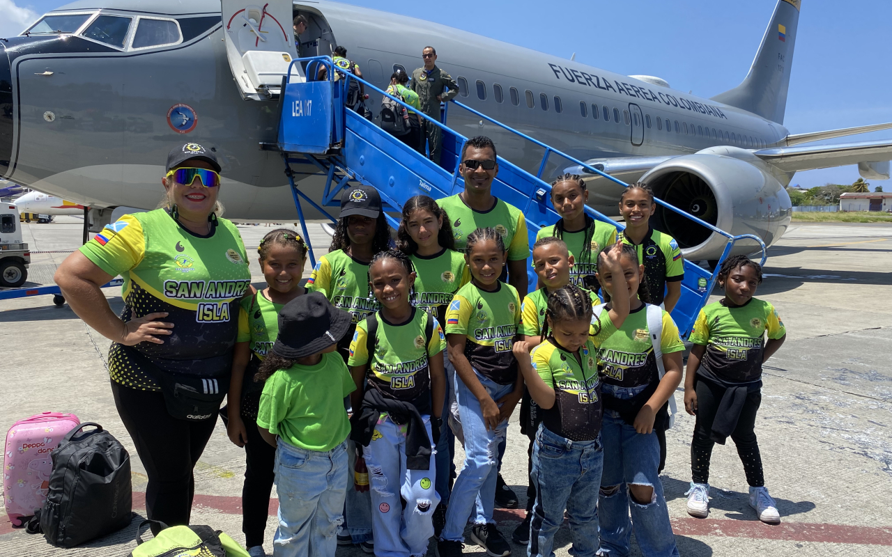 Delegación sanandresana de patinaje, fue beneficiada con vuelo humanitario