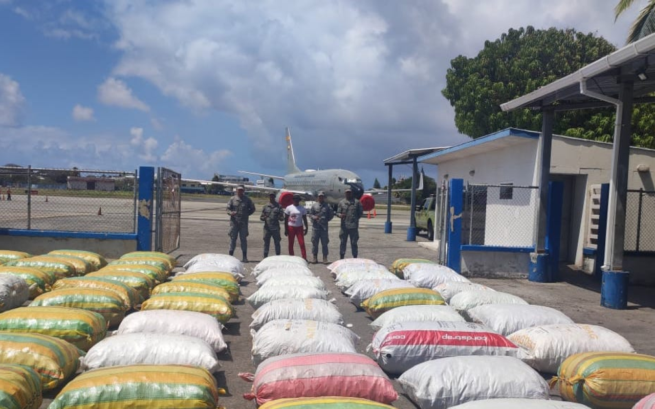 1.9 toneladas de tapas, fueron evacuadas de San Andrés Isla