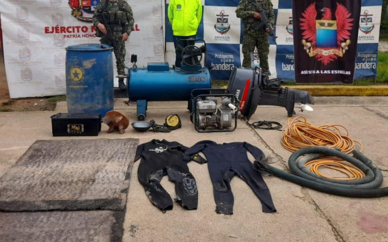 Neutralizada explotación minera de ríos en Guainía 