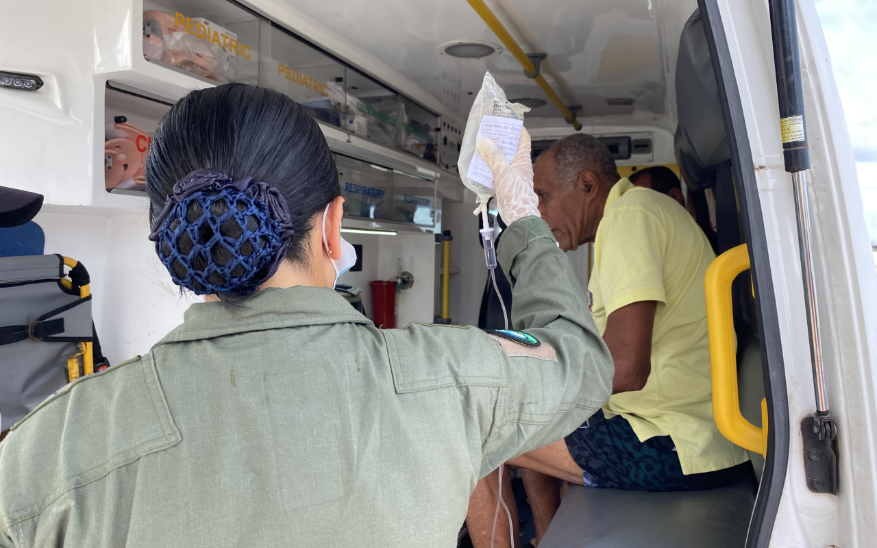 Habitantes isleños beneficiados con traslado aeromédico