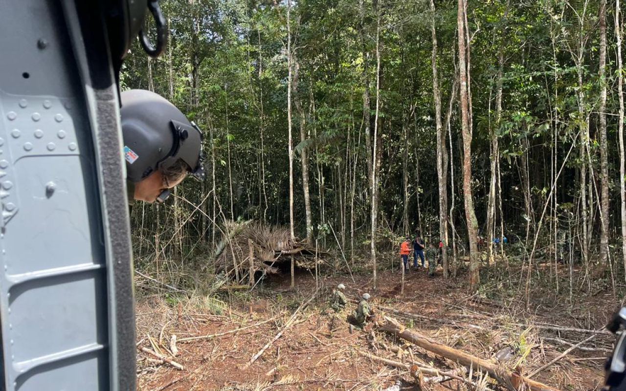 Comandos FAC se unen a la búsqueda de menores en "Operación Esperanza"