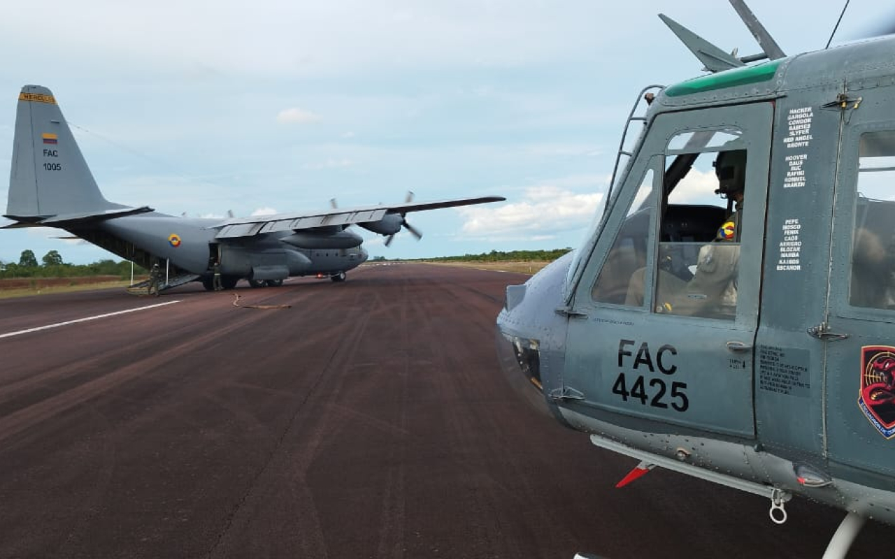 Entrenamientos fortalecen capacidades de tripulaciones de su Fuerza Aérea Colombiana