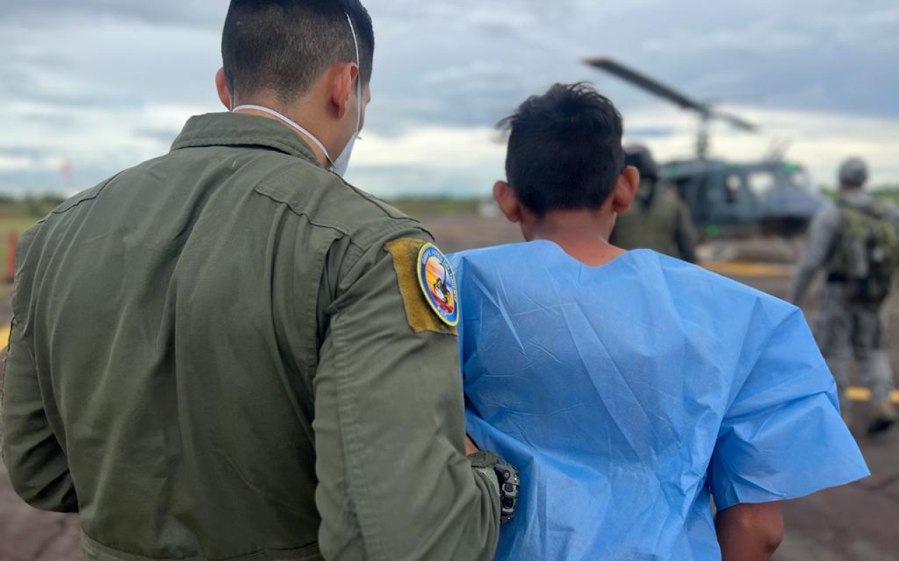 Menor de edad mordido por serpiente recibe atención prioritaria en Vichada