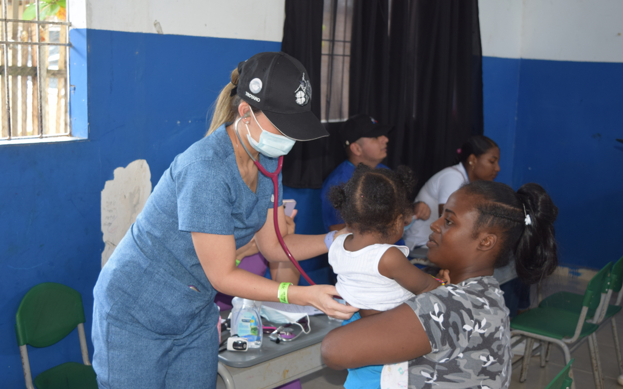 Habitantes de Tumaco recibieron atención en salud y recreación 