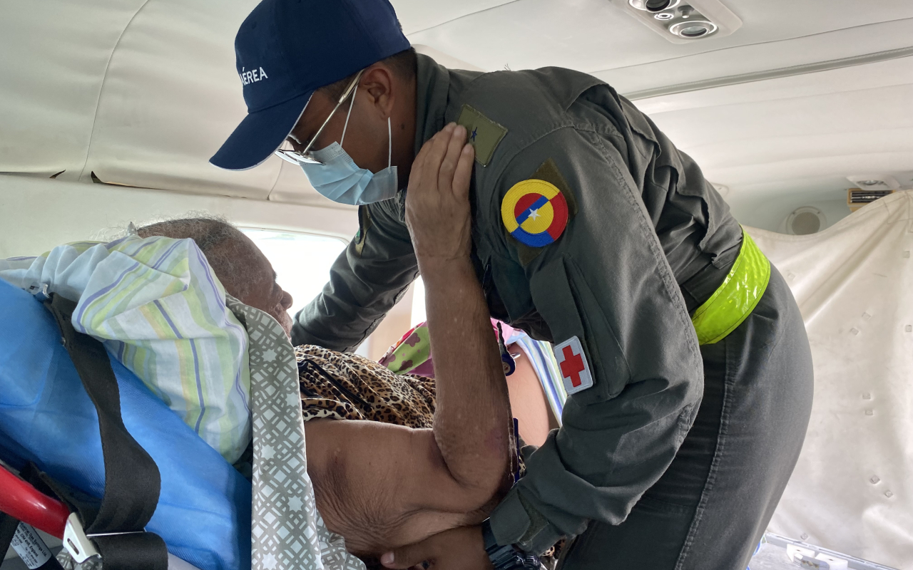 Continúan los traslados aeromédicos desde Providencia a San Andrés