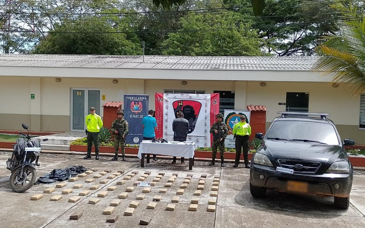 Por supuestos nexos con el narcotráfico, fueron detenidos dos hombres en el Tolima 