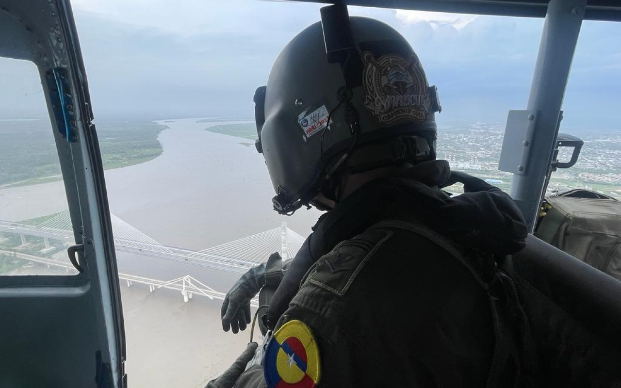  Su Fuerza Aérea vigila las vías en el Caribe durante el Plan Retorno