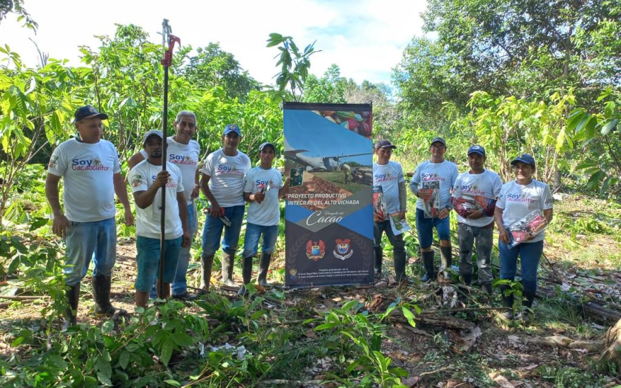 Productores de cacao en el Vichada reciben capacitación y  herramientas para impulsar su productividad 