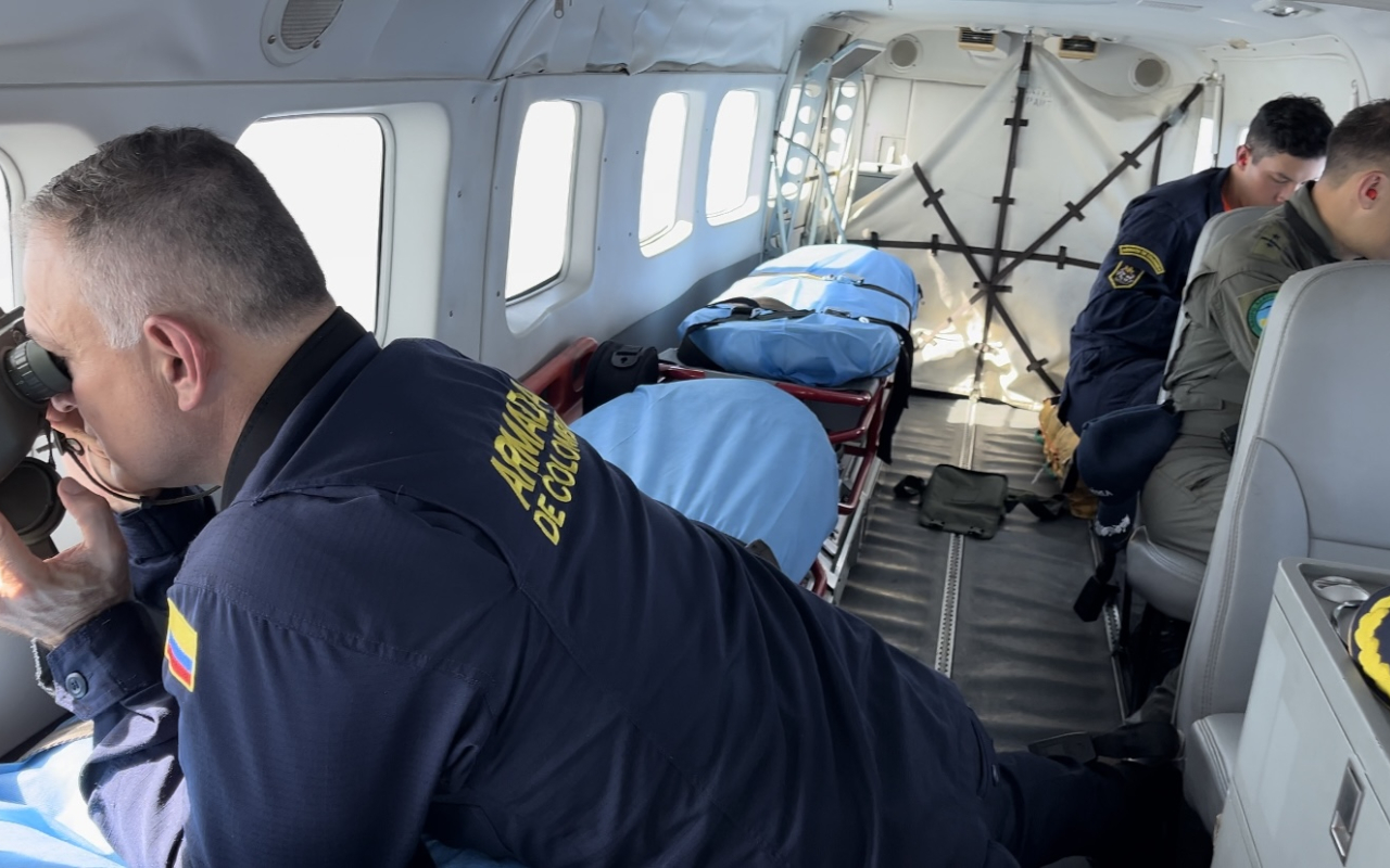 Operación de búsqueda de menores desaparecidos en alta mar realizan las fuerzas militares