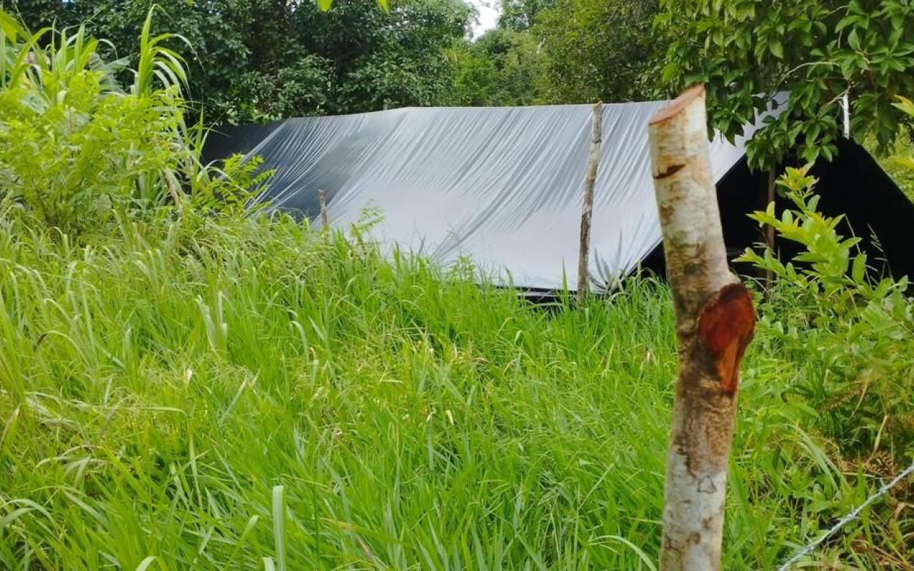 Neutralizada estructura para el procesamiento de pasta base de coca en Vichada