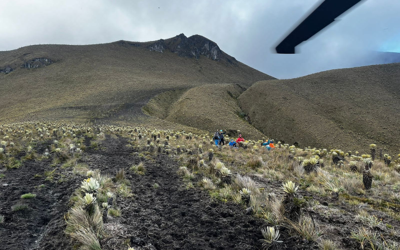 Fuerza Aeroespacial Colombiana se une a las labores de búsqueda de montañista desaparecido