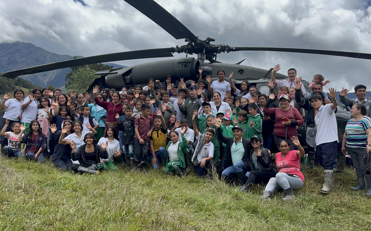 Entre sonrisas y felicidad finalizó transporte humanitario del ‘Ángel’ en El Calvario, Meta