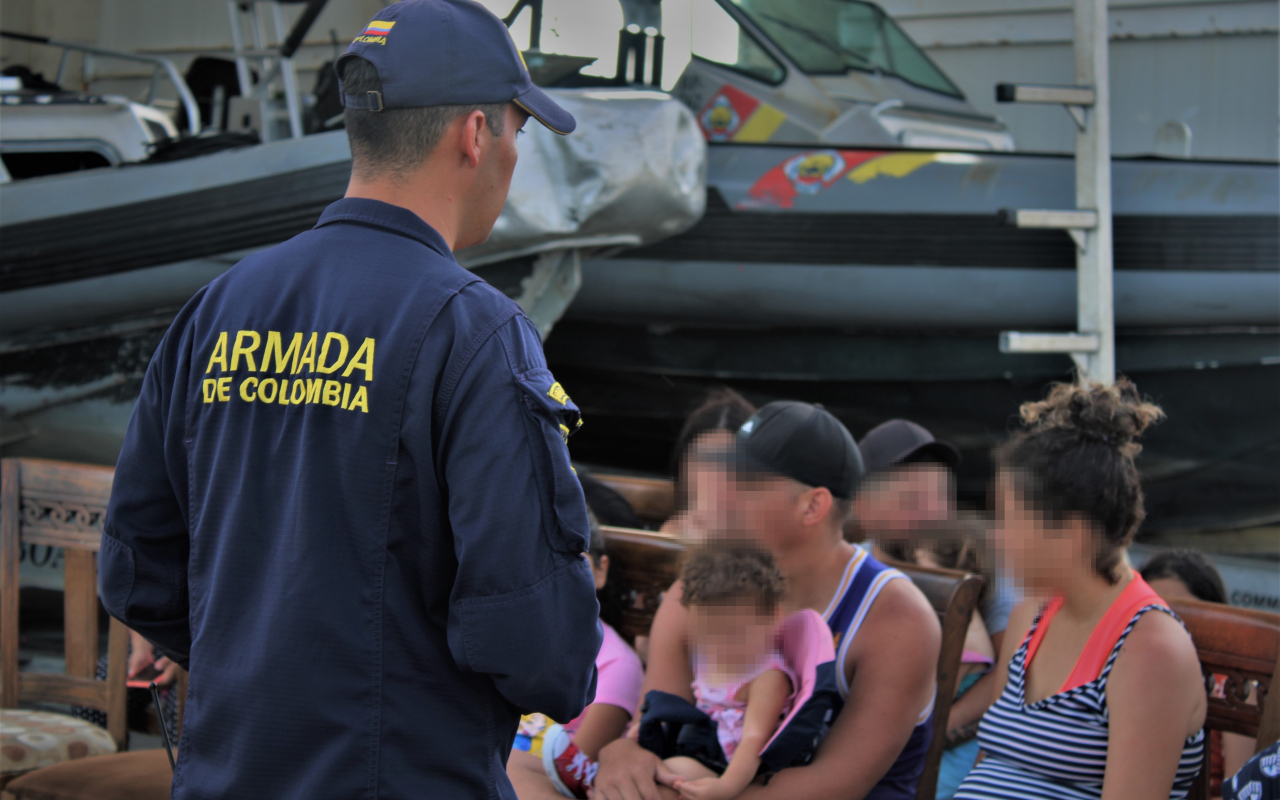 Fuerzas Militares interceptaron embarcación con 19 migrantes ilegales en San Andrés, isla