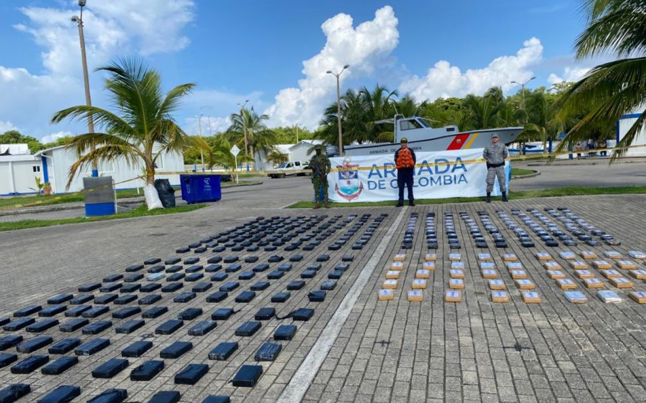 Fuerzas Militares incautan cocaína avaluada en más de 11 millones de dólares en San Andrés, Isla
