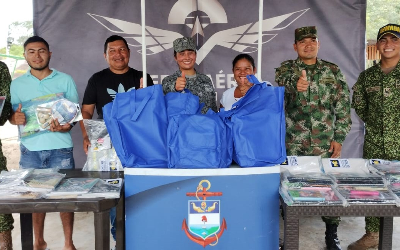 Con éxito finalizó jornada de apoyo en Cacahual, Guainía